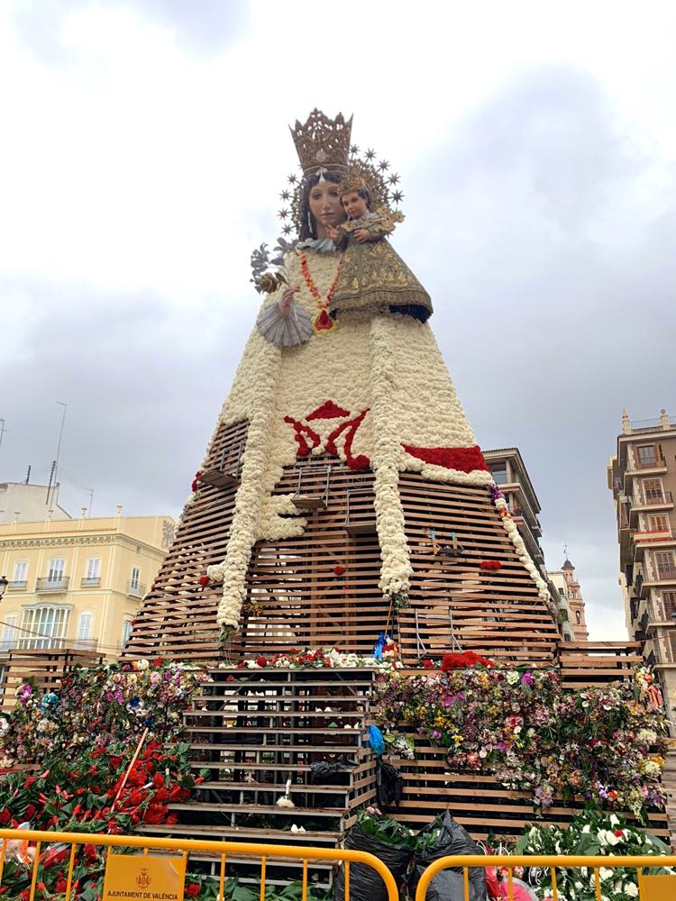 Virgen ofrenda 2022 Fallas 2022, Mama Ía blog