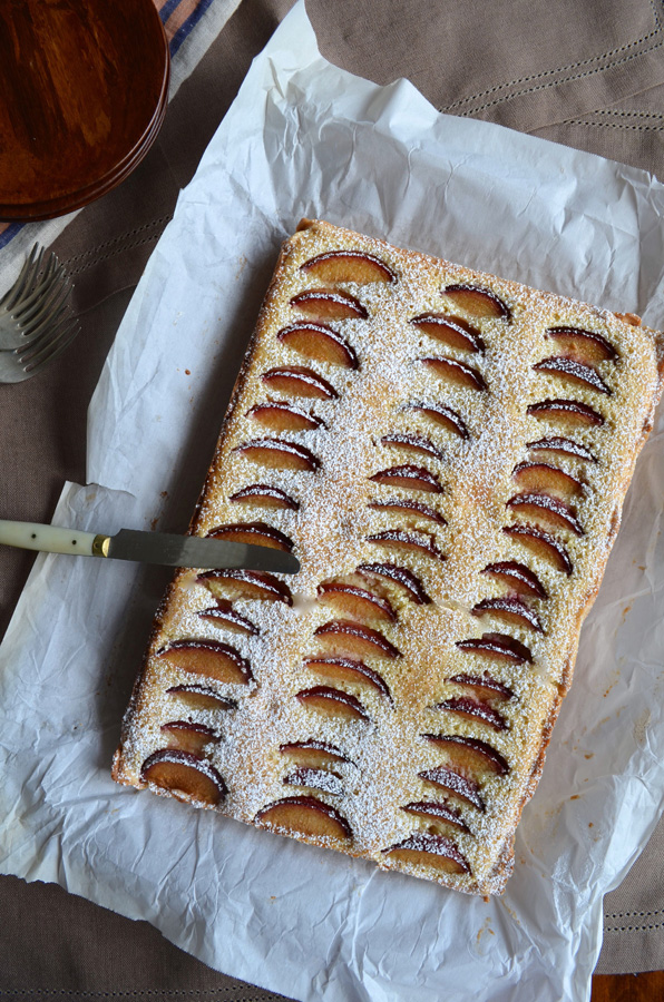 Plum and almonds cake, Mama ía blog