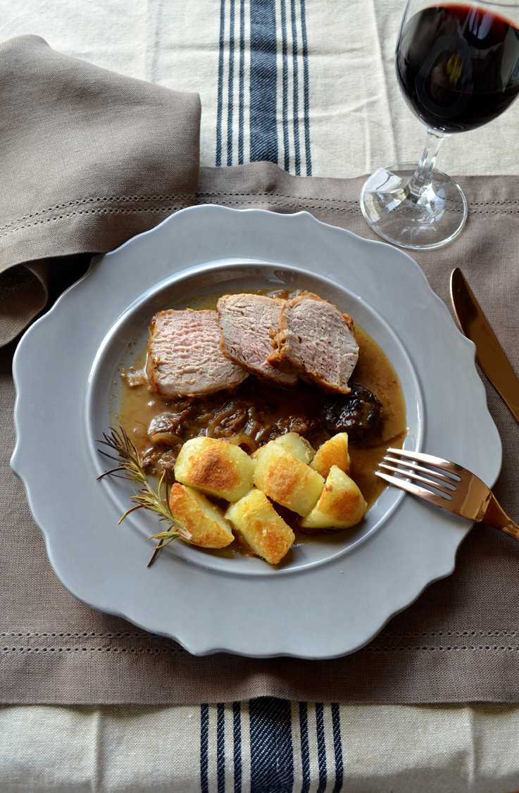 Pork Tenderloin with Prune Sauce