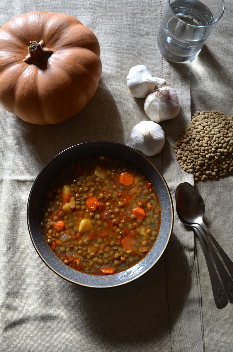 Lentil Soup with Chorizo and Lentils