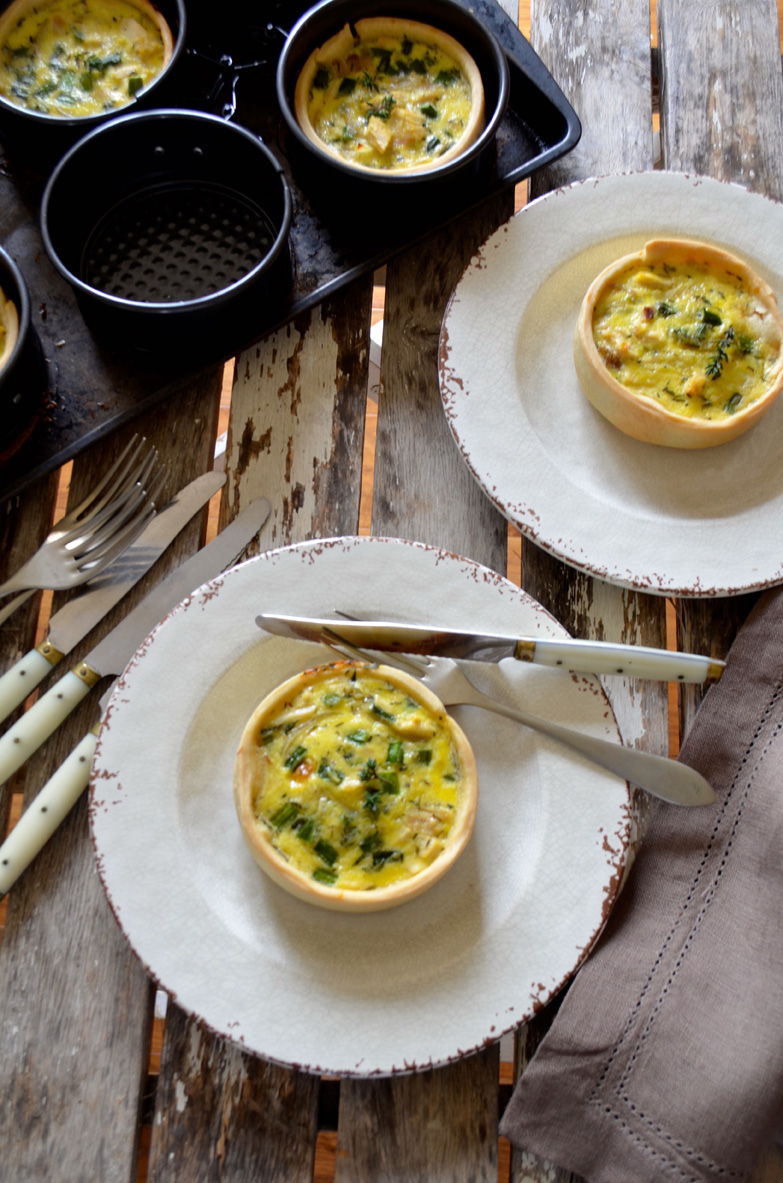 Turkey and Asparagus Tartlets