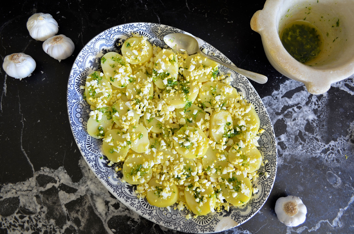 Summer potato salad, Mama Ía