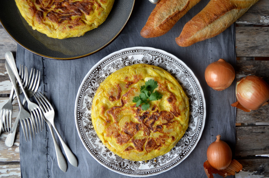 Spanish omelet, tortilla española, Mama ía