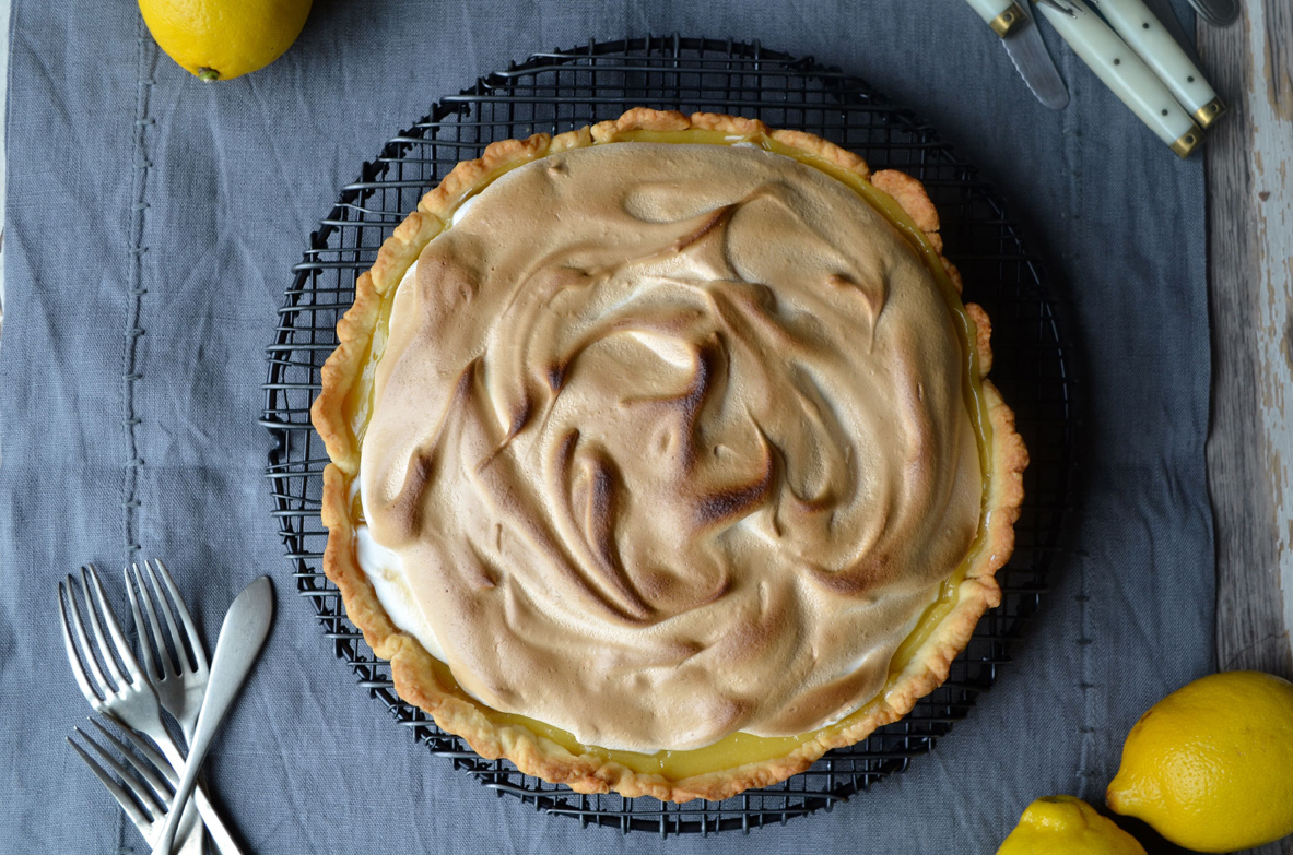 Lemon meringue tart, Mama ía