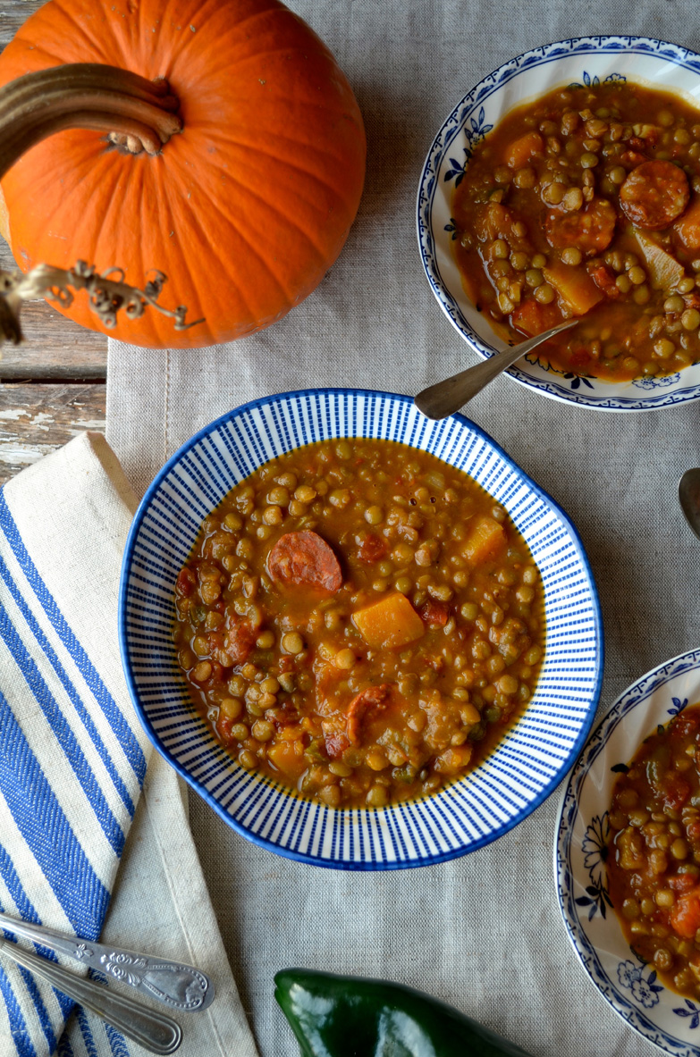 Lentil butternut squash soup, Mama ía blog