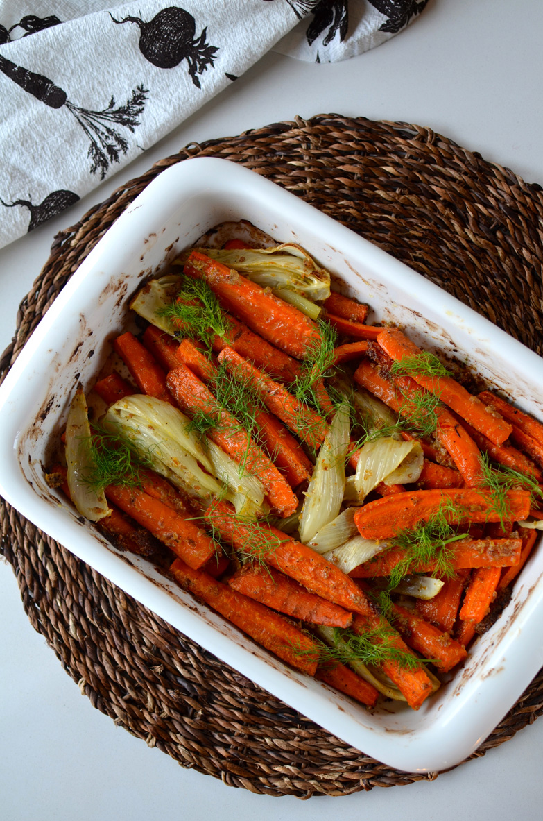 Roasted carrots and fennel, Mama ía blog