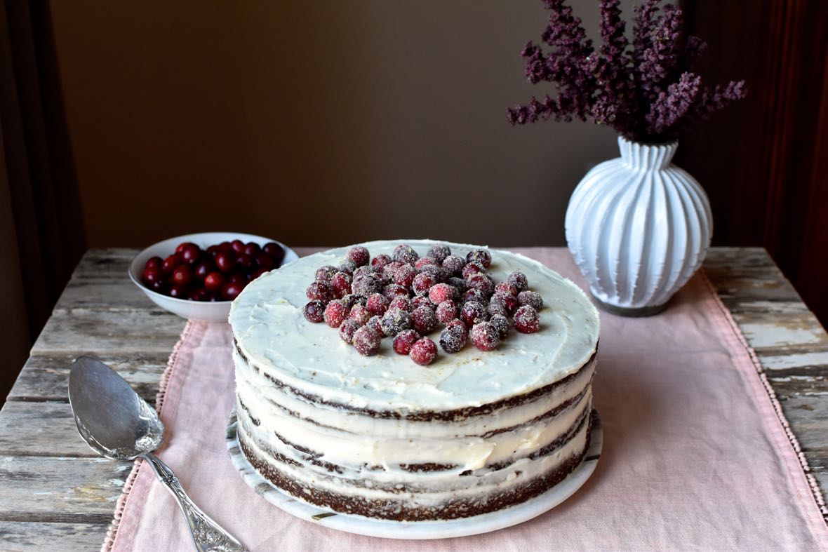 Gingerbread layer cake, Mama Ía blog