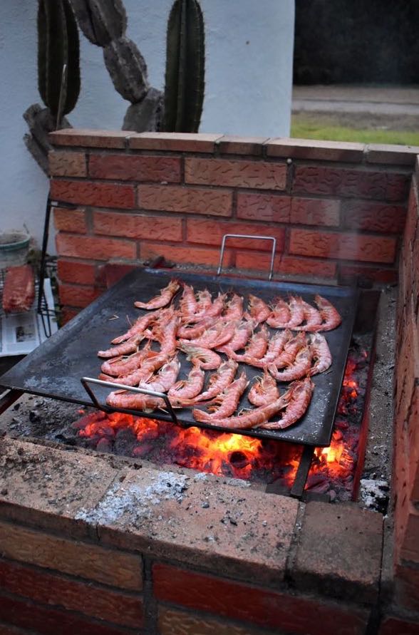 Cooking seafood a la plancha, Mama Ía blog