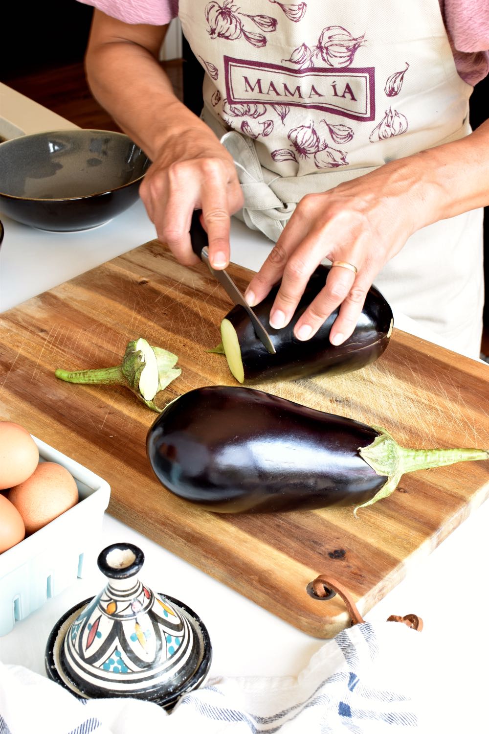 Eggplants, Mama Ía blog
