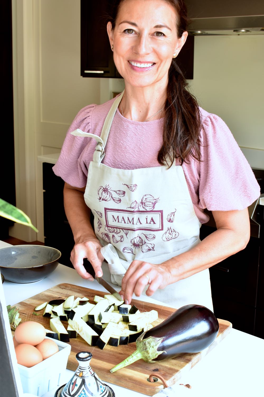 Natacha Fried eggplant sticks, Mama Ía blog