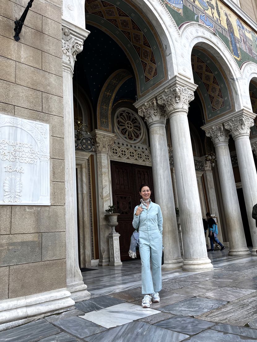 Athens Cathedral, Mama Ía blog